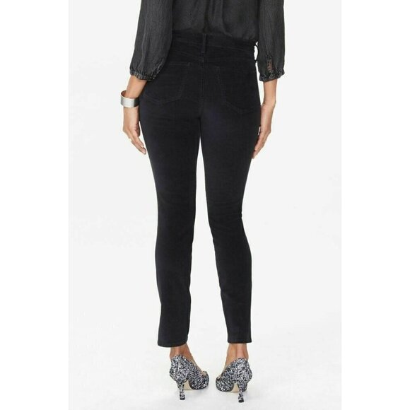 NYDJ Size 4 Ami Twisted Seam Split Velveteen Ankle Skinny Jeans NWT $119 - Picture 1 of 7